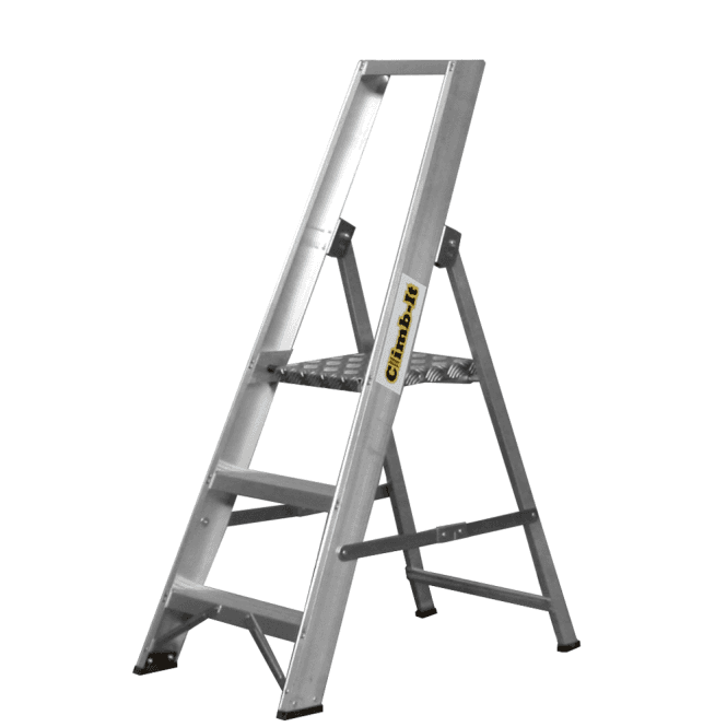 Aluminium Platform Step Ladder 3-12 Tread EN131 Professional